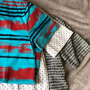 BUNDLE : OLD NAVY KID BUTTON UP SHIRT WITH T SHIRT